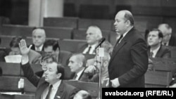 Каля мікрафона № 2 дэпутат Генадзь Карпенка