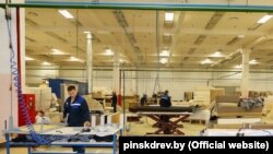 Беларускае прадпрыемства «Пінскдрэў». Ілюстрацыйнае фота