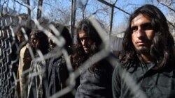 شماری از جنگجویان طالبان پاکستانی که توسط نیروهای افغان دستگیر شده اند. Kabul, January 5, 2016