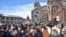 Armenia - Officials and ordinary residents of Gyumri mark the 27th anniversary of the 1988 earthquake, 7Dec2015.
