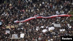 Египет – Каирская площадь Тахрир, 1 февраля 2011 г. 