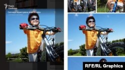 А фотографії з його допису нібито про сина – також узяті з фотобанку