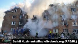 Массированная атака на Киев в ночь на 28 августа. Комбинированный обстрел дронами и ракетами. Киев, 28 августа 2025 года