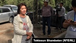 Алмазбек Атамбаевнинг турмуш ўртоғи Раиса Атамбаева.