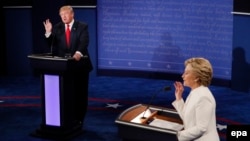 Хиллари Клинтон менен Дональд Трамп 