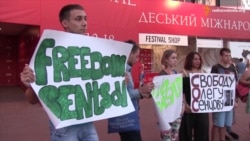 Акція на підтримку Сенцова. Одесити невдоволені