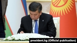 Президент Сооронбай Жээнбеков.