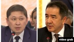 Сапар Исаков и Бакытжан Сагинтаев.