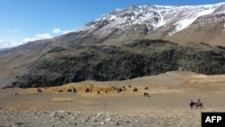 Ваханский коридор в Афганистане, где проживают этнические кыргызы. Архивное фото.