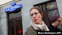 Нохчийчоь -- Президентан харжамашна кечам беш Соьлж-ГIалахь хилира Собчак Ксения. Дечк. 28. 2018. 