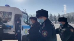 Protesters Detained In Kazakhstan Amid Parliamentary Elections