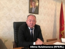 Мэр города Таласа Айдар Жусупбеков.