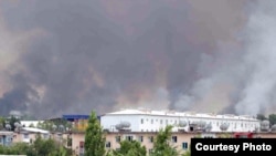 Оштун үстүн кара түтүн каптады, 12-июнь.