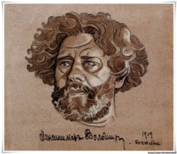 Максиміліан Волошин, автопортрет, 1919 рік. Художника дуже вражали жахіття війни