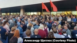 Владивостокта сайлауда хәрәмләшүләргә каршы митинг