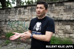 Голова Миколаївської обласної військової адміністрації Віталій Кім під час інтерв’ю AFP. Миколаїв, 17 серпня 2022 року