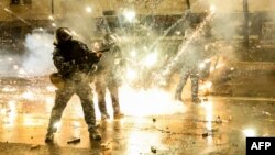 Разгон проевропейского митинга в Тбилиси, 2 декабря 2024 года