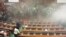 WATCH: Tear Gas Again Disrupts Kosovo's Parliament
