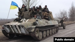 Українські військові в зоні АТО