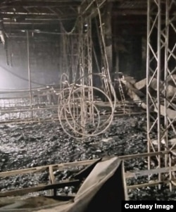 Фото, снятое во время разбора завалов сотрудниками МЧС.