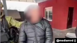 Скриншот из видео, опубликованного в официальном телеграм-канале МВД России