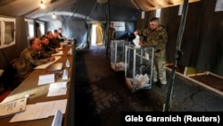 Виборча дільниця біля лінії фронту. Село Зайцеве Бахмутського району Донецької області, 31 березня 2019 року