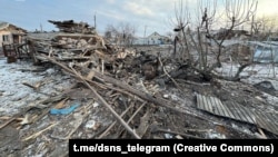 Миколаївка після російських атак на Донеччині. Фото ілюстративне
