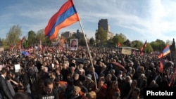 Митинг на площади Свободы в Ереване, 28 апреля 2011 г.