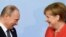 Канцлер Німеччини Анґела Меркель і президент Росії Володимир Путін. Гамбург, 7 липня 2017 року 
