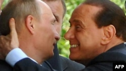 Володимир Путін ти Сильвіо Берлусконі 