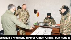 Ильхам Алиев в Парке трофеев