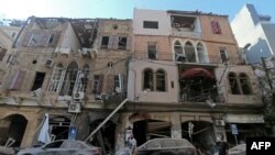 Lebanon -- Beirut's Gimmayzeh heavily damaged by the August 4 explosion.