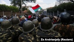 Пратэсты ў Антананарыву 11 кастрычніка 2025 году