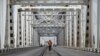 Мост Дружбы между Афганистаном и Узбекистаном, февраль 2019 года.