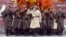 Участники марша в честь 70-летия парада 7 ноября 1941 года