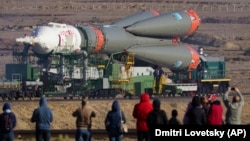 Байқоңырға "Союз-ФГ" кемесін әкелген сәт. 23 қыркүйек 2019 жыл.