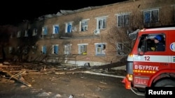 «Վելիկի Բուռլուկ» քաղաքացիական հիվանդանոցի շենքը հարվածից հետո, 1-ը փետրվարի, 2024թ․