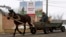 Запряженная лошадью повозка в Румынии