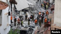 Спасатели в Ришон-ле-Ционе, Израиль 14 июня , 2025 года