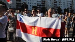 Адзін з пратэстаў у Салігорску