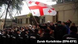 Վրաստան - Բողոքի ցույցը խորհրդարանի շենքի դիմաց, Թբիլիսի, 2-ը մարտի, 2021թ․