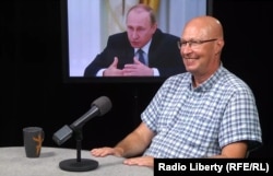 Професор Московського державного інституту міжнародних відносин, політологом Валерій Соловей. Студія Радіо Свобода, серпень 2016 року