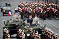 Парад в честь Дня взятия Бастилии 14 июля 2019 года