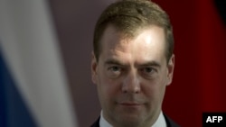 Сегодня президент России Дмитрий Медведев встретился с кандидатом в президенты Южной Осетии Анатолием Бибиловым