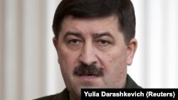 Russian experts said one of the voices on the tape was former KGB head Vadzim Zaytsau.