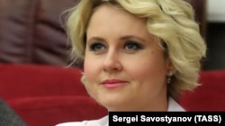 Moscow-based businesswoman Yulia Serebryanskaya has been linked with a network of companies behind a disinformation campaign aimed at discrediting some Western COVID vaccines. (file photo)