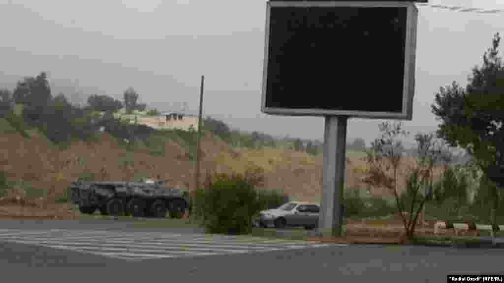 Посгоҳи Чорбоғ дар шимоли Душанбе, 9 октябр 