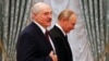 Russian President Vladimir Putin (right) and Alyaksandr Lukashenka of Belarus said talks in Moscow on September 9 had advanced plans on deeper integration, but no documents were signed, indicating that roadblocks remain.
