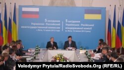 Заседание украинско-российской межгосударственной комиссии. Ялта, 12 июля 2012 г