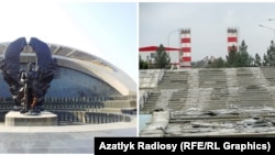 S.Nyýazowyň kakasynyň monumenti hem söküldi.